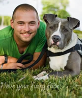 Eric Veverka, K-9 Service Dog Trainer for Andrew Botrell, Triple Amputee Veteran & About Time's Independence, Cane Corso Service Dog